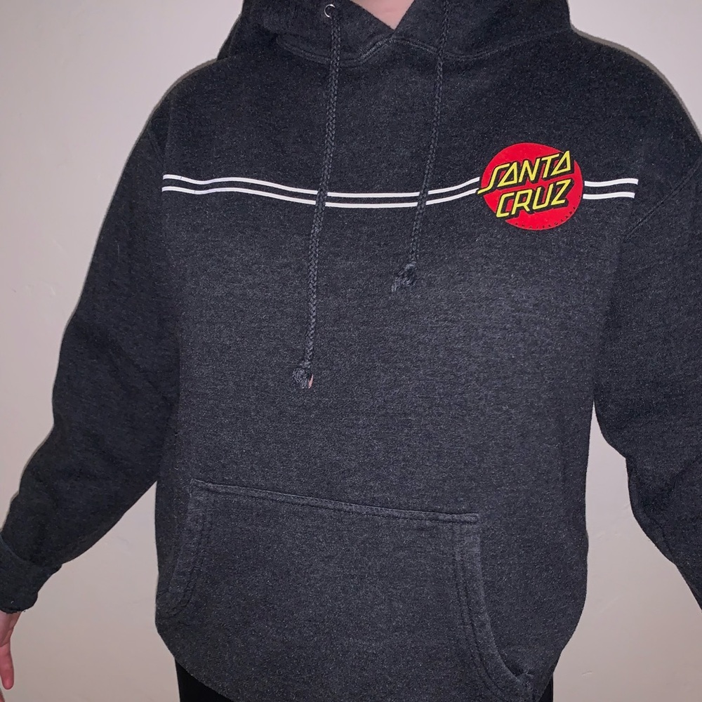Men’s Grey Santa Cruz Hoodie